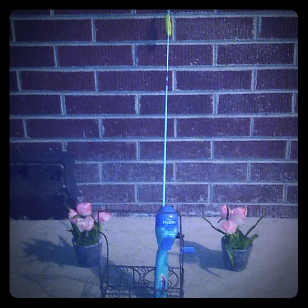 Frozen Kids real fishing pole